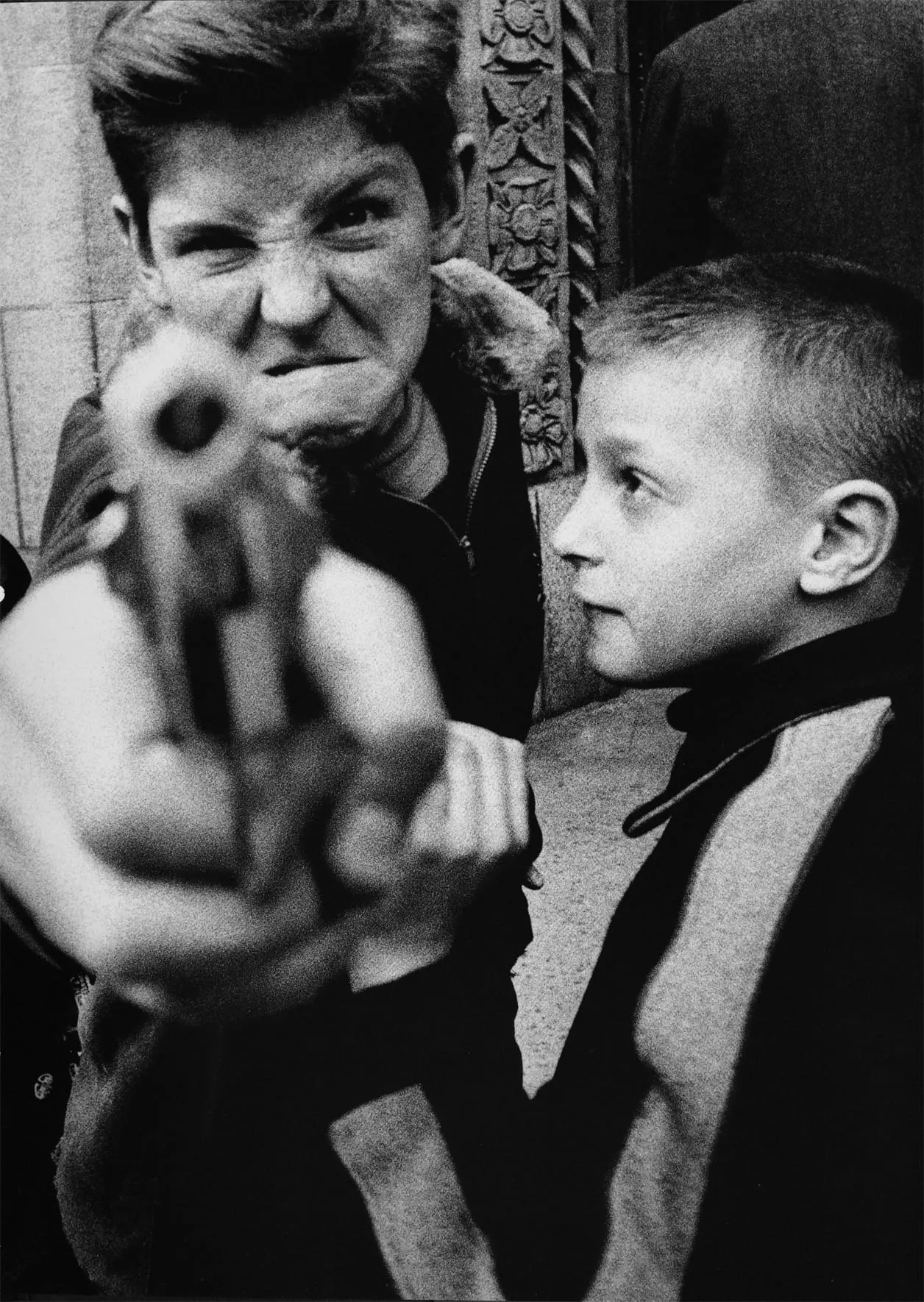 William Klein, Gun 1, New York, 1954.
